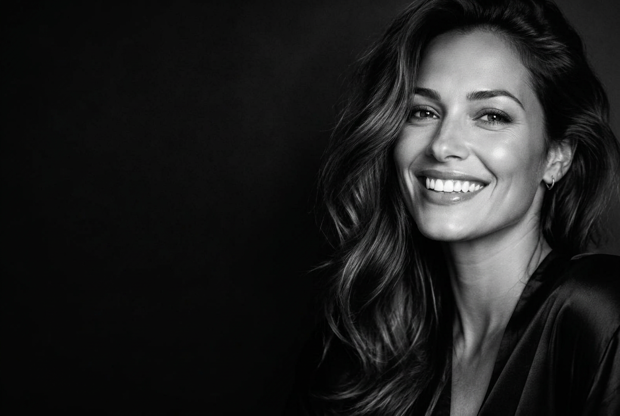 Woman smiling with confidence